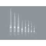 Extended 1-200µl (89mm) Aerosol Barrier Gentip, Natural, Racked, Low Retention, Sterile. 96/Rack, 960/Box. Ref. GEN-FB-200XL-L-R-S