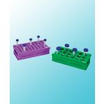 FOLDABLE SPACE SAVING RACK, PP 15 ML - 21 PLACE (7 X 3 ARRAY) & 50 ML - 12 PLACE (6 X 2 ARRAY) PINK ,  1 x 2 per box,  Catalog number: P20216