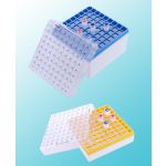 CRYO BOX, PC (1.0 & 2.0 ML), 81 PLACE (AVAILABLE IN ASSORTED COLOURS),  3 x 4 per box,  Catalog number: P20602 ASSORTED