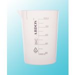 PRINTED BEAKERS WITHOUT HANDLE, TPX 50 ML,  5 x 12 per box,  Catalog number: P50701
