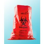 BIOHAZARD DISPOSABLE BAGS,PP, (18 X 22 INCH),  1 x 200 per box,  Catalog number: U40103