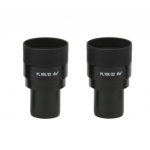 PL/10x/22 eyepieces (pair), high eyepoint, with rubber cup