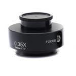 0.35x focusable C-Mount adapter (stereomicroscope)