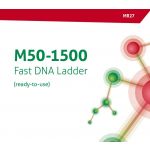 MR27,  M50-1500 FAST DNA Ladder ready-to-use       NEW!,  50-100 lanes