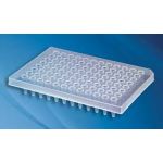 PCR-96M2-HS-C,  96 Well Clear PCR Half Skirt Amplification Plate with a Single Notch,  10  pcs. per pack