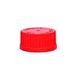 SCO-R,  Screw Caps with O-Rings, Red,  500  pcs. per pack, 8  packs per case