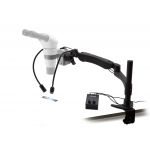 SZ-STL5LED,  Industrial stand, table clamp and holder. Double X-LED3 Illuminator on flexible arms