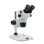 SZO-1,  Binocular stereozoom microscope, 6.7x...45x, simple pillar stand