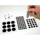 AGG3357S,  Leit Tabs 9mm Diameter (Pack of 98)