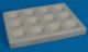 71575-12,     GLAZED PORCELAIN PLATE, 12 WELL
