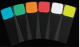 77523-6,     TOUGH TAGES ON A SHEET, RAINBOW, 8 ACROSS-17 DOWN, 2700/PK