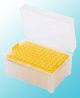 LAST DROP, LOW RETENTION, RACKED MICRO TIPS 2 - 200 ΜL, (NATURAL), (ULTRA POINT TIP ORIFICE) (STERILE) (GAMA RADIATION),  5 x 10 RACKS X 96 PCS per box,  Catalog number: P10043
