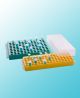 REVERSIBLE RACK WITH COVER, (1.5 & 2.0 ML / 0.5 ML), 96 PLACE,  1 x 6 per box,  Catalog number: P20206