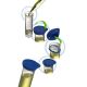 AGG4558,  10ml Polypropylene Tube with blue cap - Pack of 250