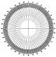 AGL4048,  Graticule H 21mm Diameter