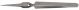 AGT539,  Dumont HP crossover tweezers N5 Stainless steel. 0.10 x 0.06