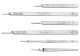 AGT557,  Scalpel Handle No 3, plus 1 blade of each shape: 10, 10A, 11