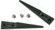 AGT5511-T,  Tips for plastic tipped tweezers - flat round tips