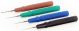 AGT5524,  Red micro spatula, plastic handle, larger tip 0.8mm