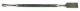 AGT5550,  Stainless steel spatula with short rounded tip and large fla