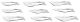 AGT556-25,  Scalpel blades, shape 25. Pack of 5
