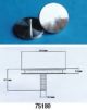 75185,     ALUMINUM MOUNTS, 25.4mmX3.1mm, 100/PK