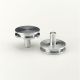 AGG301F,  SEM Specimen Stubs Aluminium 12.5mm dia 3.2 x 6mm pin PK100