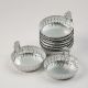 AGG3912,  Aluminium Dishes 43mm dia x 12.5mm height (Pack of 100)