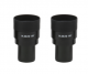 PL/10x/22 eyepieces (pair), high eyepoint, with rubber cup