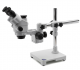 TRINOCULAR STEREOZOOM MICROSCOPE, OVERHANGING STAND