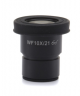 WF 10x/21 micrometric eyepieces (pair), high eyepoint, with rubber cup