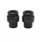 WF 10X/22 eyepieces (pair), high eyepoint, focusable, rubber cup