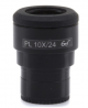 WF 10x/24 micrometric eyepiece, high eyepoint, focusable, rubber cup