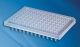 PCR-96M2-HS-C,  96 Well Clear PCR Half Skirt Amplification Plate with a Single Notch,  10  pcs. per pack, 5  packs per case