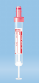 04.1917.001 S-Monovette® 2.7 ml, K3 EDTA, 75x13 mm, red EU code, paper label, 50/inner box sterile
