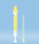 10.258.020,  Urine Monovette® Luer, 8.5 ml, 92x15 mm, transparent label, incl. collection tip, 100/inner box individually wrapped sterile