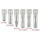 ST-150-SS,  1.5ml Conical Bottom Screw Cap Tubes without Caps (Self Standing), Clear,  500  pcs. per pack, 8  packs per case