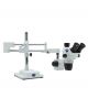 SZO-10,  Trinocular stereozoom microscope, 6.7x.... 45x hinged overhanging stand