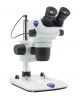 SZO-3,  Binocular stereozoom microscope, 6.7x...45x pillar stand, transmitted & incident light, multiplug