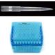 TF-1000-R-S,  1000ul Universal Fit Filter Tips, Racked & Pre-Sterilized,  1000  pcs. per pack, 5  packs per case